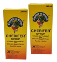 2 Cherifer Syrup Chlorella Fattore di crescita, Taurina & Lysine 240ml Ogni