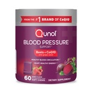 Qunol Beets Chews for Blood Pressure Support, 3 in 1 Beets + CoQ10 + Estratto di semi d'uva, Supporta la circolazione sanguigna sana & Heart Healthy Energy, 60 Chews