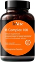 Invite Health B-Complex 100 - Supporta Mood, Energia, Salute Immune &amp; Benessere Complessiva - 100 giorni di alimentazione - 100 capsule vegetariane