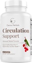Supporto per Circolazione - con Hawthorn, Broom Macellaio, L-Arginina, Supporto per Vene Varicose - 60 capsule