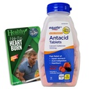 Compresse Antacide ad ultra resistenza - Carbonato di calcio 1000mg - 71 compresse masticabili Assortiti di bacche e volumi vitali Suggerimenti Card Bundle