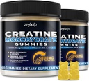 Creatina Monoidrato Gummies 5g per uomini e donne - Zucchero Free Creatine Gummy 5000mg con Magnesio Taurate, L-Taurine, Vitamina B 6 & B12 per il supporto muscolare, Energy Boost, Pre-allenamento, 120 Conte