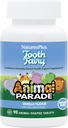 NaturesPlus Animal Parade Tooth Fairy Bambini Chewables - Natural Vanilla Flavor - 90 Tavole Animale-Shaped, Confezione da 2 - Supplemento Dental Health - Vegetariano, Gluten Free - 90 Total Servings
