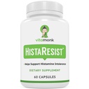 VitaMonk Histamine Blocker for Histamine Intolerance - HistaResist - DAO Enzyme Supplement Optimal Dose of Diamine Oxidase to Help Shield Histamine for Smooth Digestion - 60 Capsule