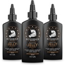 Bossman Jelly Beard olio per gli uomini 3 Pack (12 oz in totale, Stagecoach Scent) – Ammorbidisce, idrata e condizioni con ingredienti naturali