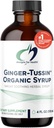 Progetti per la salute Ginger Root Syrup con Honey + Wild Cherry Bark - Ginger-Tussin Syrup Liquid Immune Support Supplemento - Progettato per aiutare Soothe The Throat (47 Serve / 4 Fl Oz)