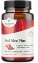 BIOACTIVE NUTRIENTi Riso Rosso Plus Supplemento- 240 Capsule Vegetali - Frullazione Proprietaria di Turmerico, Pepe Nero, Pepe Cayenne, Radice Ginger, e Rosemary - Supporto al colesterolo