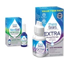 TheraTears Extra Dry Eye Therapy Lubricating Gocce per occhi secchi, fl oz Bottiglia, 2 Conte & SteriLid Eyelid Cleanser e Face Wash, per occhi irritati, 2 fl oz Spray