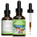 Pet Wellbeing Armony Oro surrenale per cani - Vet-Formulato - Supporta la funzione surrenale sana, livelli di cortisolo normali, lassità sana e peso – Supplemento olistico – 2 oz (59 ml)