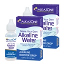 ALKAZONE Fai la tua acqua alcalina - Alkaline Booster Drop 1.25 oz (2 pacchetti)