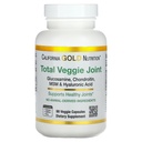 California Gold Nutrition Glucosamina Vegetariana, Condroitina, Acido Ialuronico, MSM, Total Veggie Joint & Bone Support Formula, Non OGM, No Soia, Gluten Free, 90 Veggie Capsule