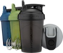 Hydra Cup ProFlow Shaker Bottiglie | Tazze di Shaker Proteine con sfera di Whisk, coperchio Leak-Proof, manico di Carry Nascosto | Miscelatore Gym senza BPA per polvere di proteine, Integratori di miscelazione (4 Confezione con Whisk Regolare)