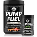 PMD Sport PMD Sport Ultra Pump Fuel Insanity - Pre Workout - Miami Sunrise (30 Servings) & PMD Sport Omega Cuts Elite Thermogenic Fat Burner (90 Softgels)
