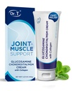 Dr. T Glucosamine Chondroitin Cream - Formula Premium con MSM e Collagene per Joint and Muscle Discomfort - Mantiene la forza comune, flessibilità e mobilità muscolare - 4.23 oz / 120g (1 confezione)