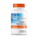 Miglior CoQ10 100 mg + Nattokinase 2000FU, Supporta il cuore & Circulation Support, Non OGM, Gluten Free, Vegan, 60 Caps Veggie