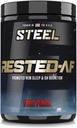 Integratori d'acciaio Rested-AF I Deep Sleep Aid and Muscle Recovery Powder con GABA & Valerian Root Extract | Stress Relief and Cognitive Support | 30 Servings (Fruit Punch)