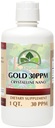 Integratore d'oro cristallino puro Organa - 30 PPM - Minerali colloidi 32 oncia
