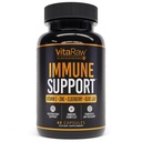 Vitamine di supporto immunitario - Elderberry con zinco, vitamina C e aglio per adulti - Sambucus Black Elderberry Capsules & Echinacea Immunity Renewal Complex