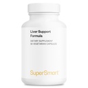 Supersmart - Formula di supporto al fegato (Formula avanzata) - con cardo al latte di Silymarin, L-Metionina, Glutathione ridotta, Picrorhiza Kurroa, Artichoke | Non-GMO & Gluten Free - 90 capsule vegetariane