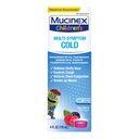Mucinex Multi-Symptom Cold Relief Liquid- allevia il naso ripieno, la congestione del petto, la tosse e il muco, l'aspettativa e la tosse Suppressant con Dextromethorphan, Guaifenesin, Phenylephrine, 4 oz.