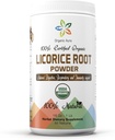 Polvere di radice di aura di liquirizia organica 16Oz -1Lb. supporto naturale digestivo e immunitario. Migliora la salute generale. Integratore Superfood 100% naturale e crudo. Niente OGM. Gluten Free.