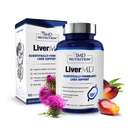 1MD Nutrition LiverMD - Integratore di supporto per il fegato | Estratto di cardo del latte di Siliphos & NAC - Supporta energia sana, immunità e salute generale - Pulizia e supporto del fegato | 60 capsule