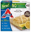 Atkins Snack Light Crispy Lemon Bar, 5 piccoli bar (Pack of 2)