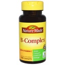 Natura fatta B-Complex con vitamina C Caplets, 100 Conte (Pacchetto di 3)