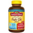 Natura fatta Burp Meno Ultra Omega 3 Fish Oil Integratori, 1400mg Fish Oil Omega 3 Integratori come Ethyl Esters per il cuore sano cervello occhi sostegno, uno per giorno, 90 Softgels