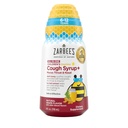 Zarbee's Children's Daytime All-in-One Honey Cough Syrup + Mucus, Throat & Nasal per bambini 6-12 + Dark Honey, Ivy Leaf Extract, Zinc Turmeric Root, & B-Vitamins, Drug-Free, Grape, 4 fl oz