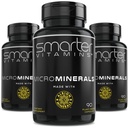 (3 bottiglie) 15mg Zinc Glycinate da Albion® 6 Essential Trace Bisglycinate Minerals, Manganese, Boron, Chromium, Selenium, Molybdenum Supplement 90 Plant-Based Vegan Capsule