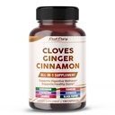 Ultra Cloves con Ginger & Cinnamon - Supplemento all-in-1 per il supporto sanitario digestivo e orale - Made in the USA - 150 Capsule