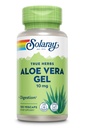 SOLARAY Aloe Vera Gel Concentrato 200X - Equivalente a 2000mg Gel Fresco, Aloe Vera Capsule con Ginger, Menta piperita e Parsley, Supporto per il benessere erbe, Vegan, Non OGM, Garanzia di 60 giorni, 100 Serve