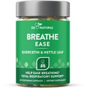 Integratore di supporto per inalatore di respirazione – Sinus, polmoni, Open & Clear Airways – Salute di nasale stagionale, Benessere bronchiale, Chest sano – Quercetin, Vitamina D, Pillole di Bromelain – 60 capsule vegetali vegetariane