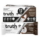 Verità Bar Snack sano, Omega 3 da Chia, Plant based, Prebiotics & Probiotics, Alta fibra, Basso zucchero, Keto, Kosher, Cioccolato scuro, Vegan, Gluten Free, 12 Ct, 45g ea.