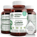 Nutra Lutein naturale e Zeaxanthin supplemento, mantenere la salute della visione, protegge la cella negli occhi, migliorare il livello di Zeaxanthin & Isomers, Support Eye Health, Gluten Free, Soy Free, 20mg - 30 capsule