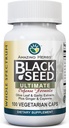 Stupefacente erbe Spettro intero Black Seed Ultimate, Capsule Vegetariani - Olive Leaf & Garlic Extract Plus Ginger & Cayenne, Gluten Free, Non OGM, Vegan - 100 Count