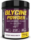 Polvere di glicina sportiva - Supplemento di aminoacidi - Supporta la salute del muscolo - 200 grammi - 80 Serve