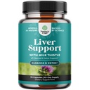 Natures Craft fegato Detox & Repair - Herbal Liver Support Milk Thistle Supplement - Silymarin Milk Thistle Supplements with Dandelion Root, Choline, Beetroot & Artichoke Extract - 90 Count