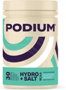 Nutrizione di podio, Polvere di BCAA istantaneo, Idro e Sale, Slushie di Razz blu, 30 Serve, Elettroliti, Idratazione, Recupero