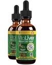VitaLiver - Integratore per la salute del fegato - Supporto per la pulizia del fegato & Detox - Consegna liquida per l'assorbimento - Thistle di latte, Artichoke, Chanca Piedra, Dandelion & More!
