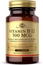 Solgar Vitamina B12 500 mcg - 100 compresse - Vegan, Gluten Free, Latticini Free, Kosher - 100 Serve