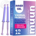 Probiotici vaginali Muun Donna I lievito infezione & BV Trattamento Pack 12 I Vaginal Moisturizer per secchezza & Promuovere pH Balance I Feminine Odor Eliminazione & Vaginal Salute I Ormone & Estrogen Free