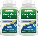 Best Naturals Wheat Germ olio 1130 mg 120 Softgels (Pack of 2)