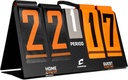 CHAMPRODeluxe Flip-a-Score Scoreboard (punti, periodi, giochi)