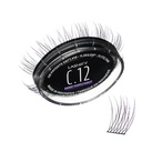 Lashify Curl 12mm Gossamer Eyelash Extensions Refill in Ombre Purple, Easy DIY False Lashes per un look naturale
