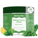 Migliore polvere di alt Greens, Detox & Debloat con 15 Super Greens Blend di Spirulina, Polvere di Moringa, Wheatgrass, Pre & Probiotics, Confezionato con antiossidanti, Mint Flavor, No Maltodextrin, 30 Servings