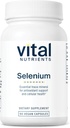 Vital Nutrients - Selenium - Supporto potente antiossidante - 90 capsule vegetariane per bottiglia - 200 mcg