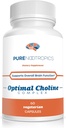 Pure Nootropics - Optimal Choline Complex - Alpha GPC/CDP Citicoline Blend - 300 mg | Supporto cognitivo | Brain & Muscle Support