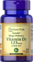 Puritan Pride Vitamin D3, 5000 IU, 100 Count
